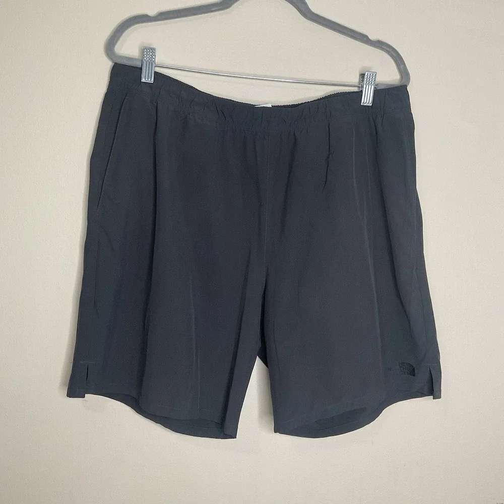 The North Face Shorts Mens XL Gray Asphalt Unlined Cargo Chino Hiking‎ Fishing